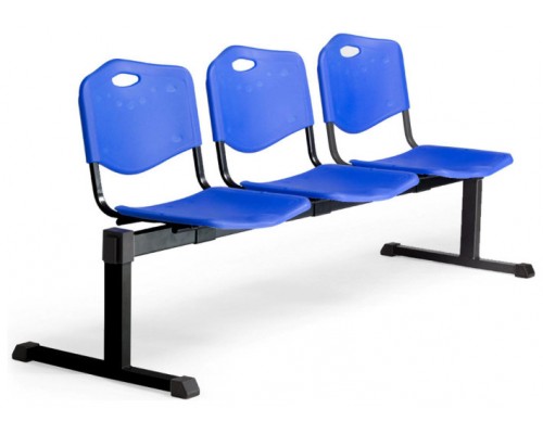 PIQUERAS Y CRESPO NOWY STYL Bancada Iso plastic 3 plazas PVC color azul