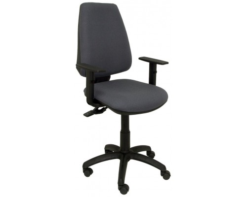 PIQUERAS Y CRESPO Silla Elche S bali color gris oscuro brazos regulables