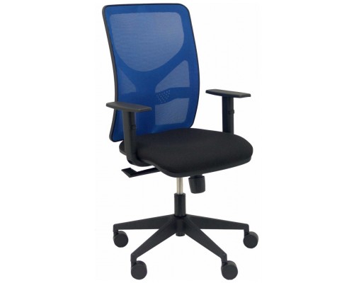 PIQUERAS Y CRESPO Silla Motilla malla azul asiento bali negro brazo regulable