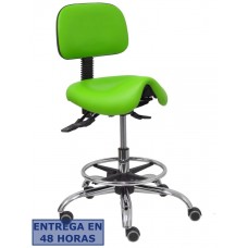 PIQUERAS Y CRESPO Taburete Zarza similpiel pistacho
