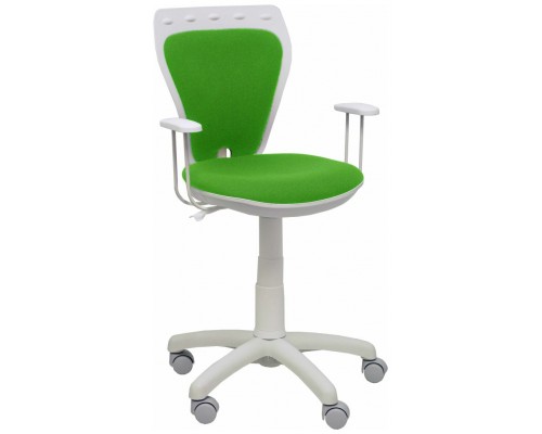 PIQUERAS Y CRESPO NOWY STYL Silla juvenil Ministyle blanca bali pistacho