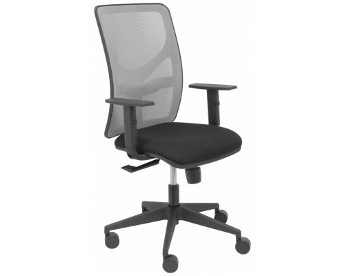 PIQUERAS Y CRESPO Silla Motilla malla gris asiento bali negro brazo regulable