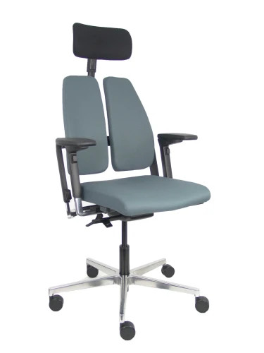 PIQUERAS Y CRESPO NOWY STYL Silla Xilium Duo traslak X-move bondai gris brazo 4D cabecero negro