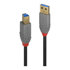 Lindy 36740 cable USB USB 3.2 Gen 1 (3.1 Gen 1) 0,5 m USB A USB B Negro (Espera 4 dias)-1052 Lindy 36740 cable USB USB 3.2 Gen 1 (3.1 Gen 1) 0,5 m USB A USB B Negro (Espera 4 dias)