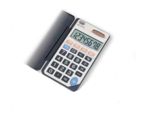 CALCULADORA TREVI EC 3718 8C POCKET ELECTRONIC CALCULATOR SILVER