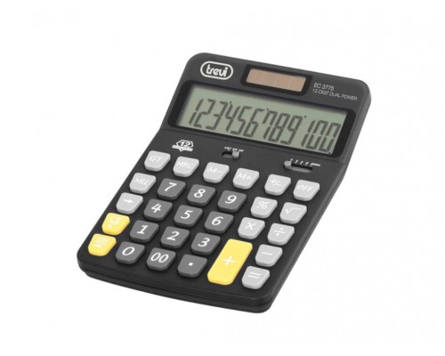 CALCULADORA TREVI EC 3775 12C ELECTRONIC CALCULATOR BLACK