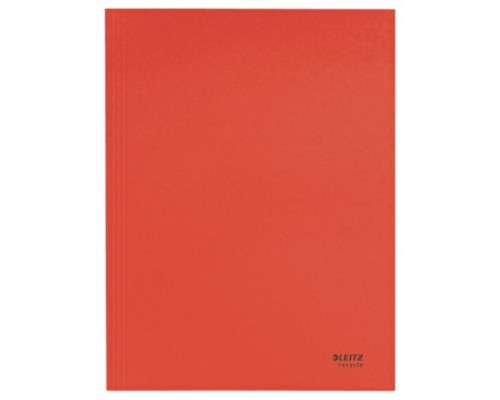 CARPETA CARTON 3 SOLAPAS A4 RECYCLE 100% ROJO LEITZ 39060025 (Espera 4 dias)