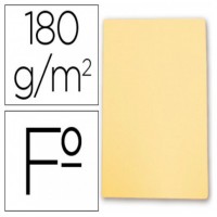 SUBCARPETA SIMPLES PASTEL 180 GRS FOLIO COLOR AMARILLO GIO 400040605 (MIN50) (Espera 4 dias)