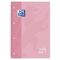 Oxford Europeanbook 1 cuaderno y block A4+ 80 hojas Rosa (MIN5) (Espera 4 dias)