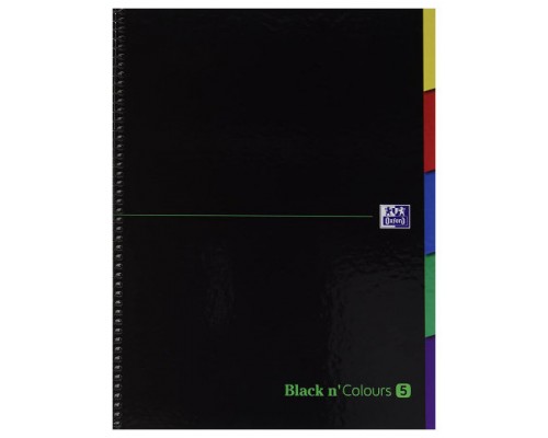 Oxford Europeanbook 5 cuaderno y block A4+ 100 hojas Negro, Verde (MIN5) (Espera 4 dias)