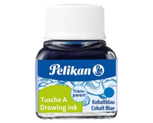 FRASCO 10ML. TINTA CHINA 523 N8 AZUL COBALTO PELIKAN 400142512 (Espera 4 dias)