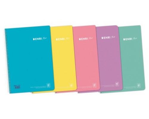 CUADERNO ESPIRAL + TP 4º 80H 4X4 C/M - SURTIDO PASTEL ENRI 400150288 (MIN5) (Espera 4 dias)