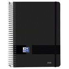 AGENDA 2026 LIVE&GO A5 15X21CM DIA PAGINA COLOR NEGRO OXFORD 400201730 (Espera 4 dias)