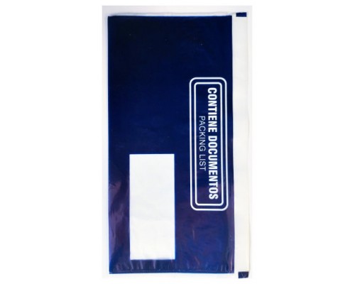 CAJA DE 1000 SOBRES PACKING LIST 225X122MM VENTANA DERECHA IMPRESO AZUL/BLANCO 402640 (Espera 4 dias)