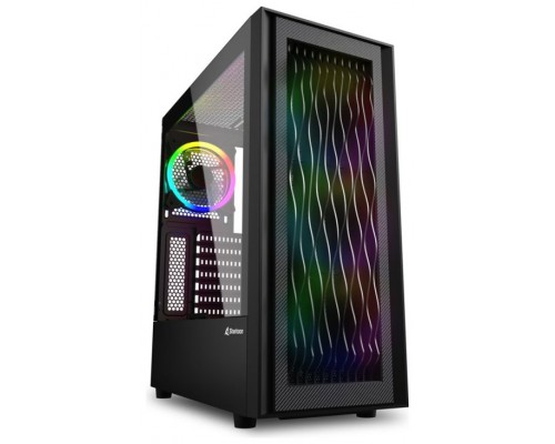 CAJA ATX SHARKOON RGB WAVE 2XUSB3.0 RGB SIN FUENTE NEGRO