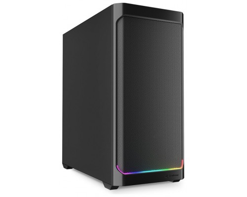CAJA GAMING SHARKOON AK4 RGB Strip NEGRO 2XVENT 120MM 3XUSB SN FUENTE