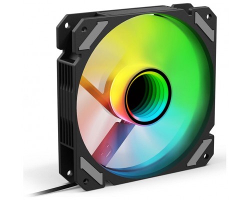 VENTILADOR CAJA SHARKOON MIRROR PWM RGB REVERSE NEGRO