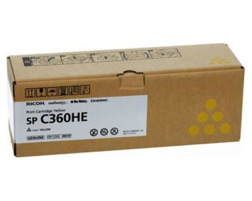 RICOH Print Cartridge Yellow SP C360HE-2595 RICOH Print Cartridge Yellow SP C360HE