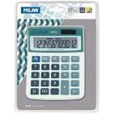 MILAN CALCULADORA AZUL 12 DIGITOS DUAL BLISTER