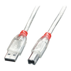 Lindy 41753 cable USB USB 2.0 2 m USB A USB B Transparente (Espera 4 dias)-1051 Lindy 41753 cable USB USB 2.0 2 m USB A USB B Transparente (Espera 4 dias)
