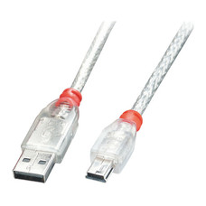 Lindy 41780 cable USB USB 2.0 0,2 m USB A Mini-USB B Transparente (Espera 4 dias)-1051 Lindy 41780 cable USB USB 2.0 0,2 m USB A Mini-USB B Transparente (Espera 4 dias)