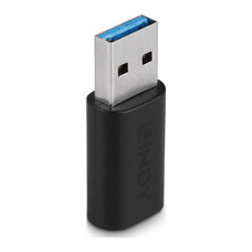 Lindy 41904 cambiador de género para cable USB 3.2 Type A USB 3.2 Type C Negro (Espera 4 dias)-1052 Lindy 41904 cambiador de género para cable USB 3.2 Type A USB 3.2 Type C Negro (Espera 4 dias)