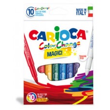 CAJA 10 ROTULADORES MÁGICOS COLOR CHANGE CARIOCA 42737 (Espera 4 dias)