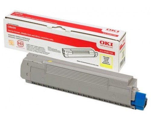 OKI Toner C-8600/8800 Amarillo
