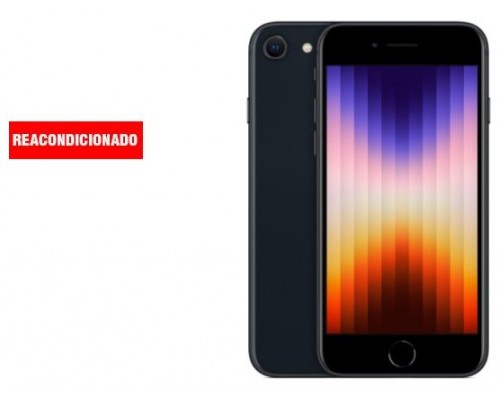 APPLE iPHONE SE 2022 128GB NEGRO REACONDICIONADO GRADO B (Espera 4 dias)