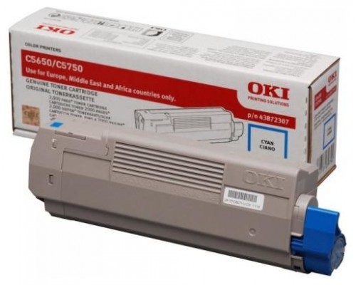 OKI C5650/C5750 Toner Cian 2k