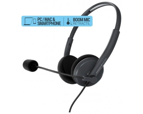 AURICULAR ENERGY HEADSET OFFICE 2 ANTHRACITE PC/MAC