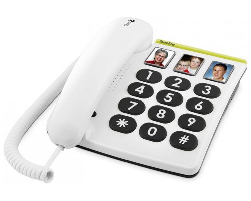 TELEFONO FIJO DORO PHONE EASY 331PH 1 BLANCO