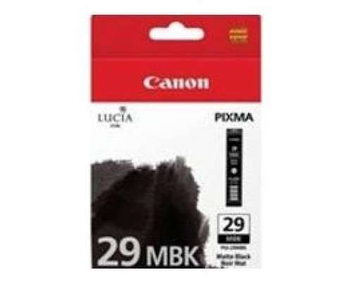 Canon PIXMA/PRO-1 Cartucho Negro Mate PGI-29MBK