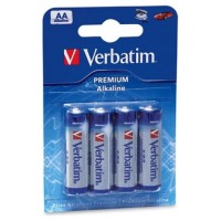 VERBATIM PILAS ALCALINAS AA - LR06 - PACK 4 UDS