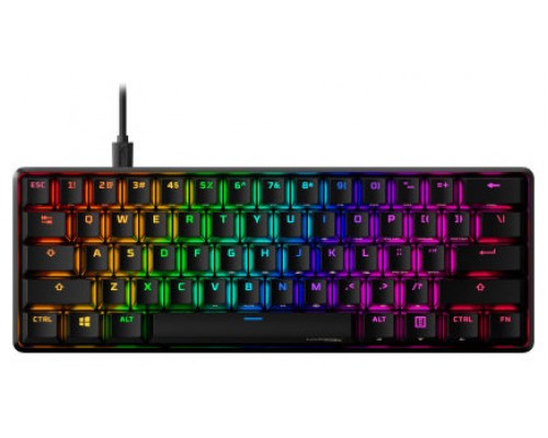 HP HyperX Alloy Origins 60 teclado USB QWERTY Inglés de EE. UU. Negro (Espera 4 dias)