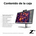 HP Monitor Z24m G3 / 23,8" / QHD / HDMI-DisplayPort-USB(A)-USB(B) / Regulable Altura
