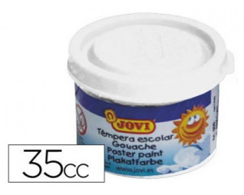 ESTUCHE TÉMPERA ESCOLAR 5 BOTES 35 ML - BLANCO JOVI 50301 (Espera 4 dias)