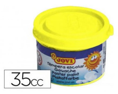 ESTUCHE TÉMPERA ESCOLAR 5 BOTES 35 ML - AMARILLO JOVI 50302 (Espera 4 dias)