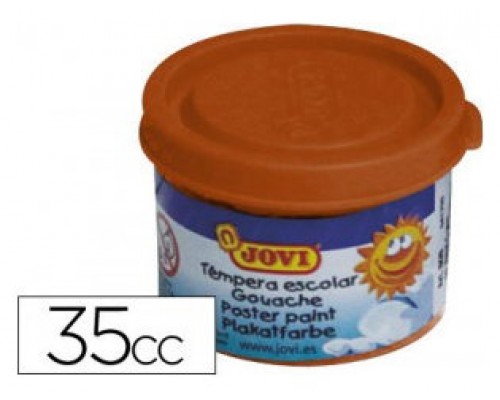 ESTUCHE TÉMPERA ESCOLAR 5 BOTES 35 ML - MARRÓN JOVI 50312 (Espera 4 dias)