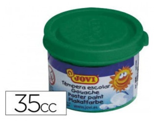 ESTUCHE TÉMPERA ESCOLAR 5 BOTES 35 ML - VERDE OSCURO JOVI 50319 (Espera 4 dias)