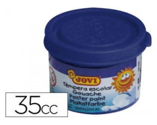 ESTUCHE TÉMPERA ESCOLAR 5 BOTES 35 ML - AZUL OSCURO JOVI 50324 (Espera 4 dias)