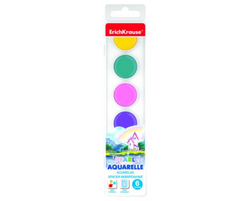 CAJA ACUARELAS PEARL 6 COLORES ERICH KRAUSE 50584 (Espera 4 dias)