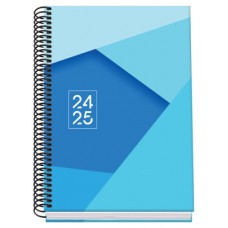 AGENDA ESCOLAR 2024-2025 TAMAÑO A5 TAPA CARTON FORRADO  SEMANA VISTA TANGRAM BASIC AZUL DOHE 51744 (Espera 4 dias)