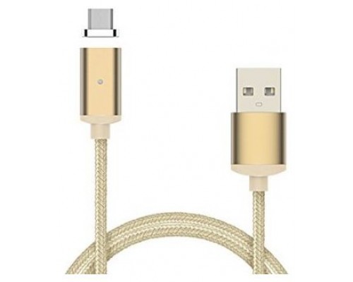 Cable USB a Micro USB 5 Pines (Carga y Transferencia) Metal Oro 1m Biwond (Espera 2 dias)