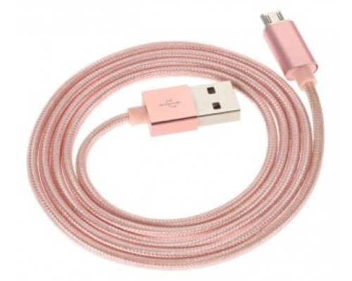 Cable USB a Micro USB 5 Pines (Carga y Transferencia) Rosa 1m Biwond (Espera 2 dias)