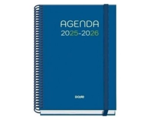 AGENDA ESCOLAR 2025-2026 TAMAÑO A5 TAPA CARTON FORRADO SEMANA VISTA PRIME LOGIC DOHE 52041 (Espera 4 dias)