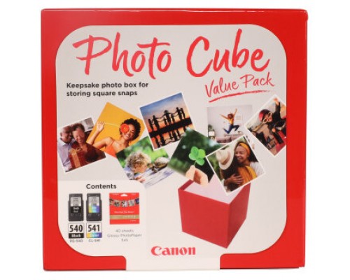 CANON Pack 2 PG540/CL541 Photo Cube Value Pack +40h. Photo Paper PP-201