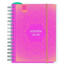 AGENDA DOCENTE 2024-2025 4º-155X212 SEMANA VISTA HORIZONTAL MAGISTRAL PERSONALIZABLE MANDALA FINOCAM 533380125 (Espera 4 dias)