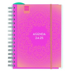 AGENDA DOCENTE 2024-2025 4º-155X212 SEMANA VISTA HORIZONTAL MAGISTRAL PERSONALIZABLE MANDALA FINOCAM 533380125 (Espera 4 dias)