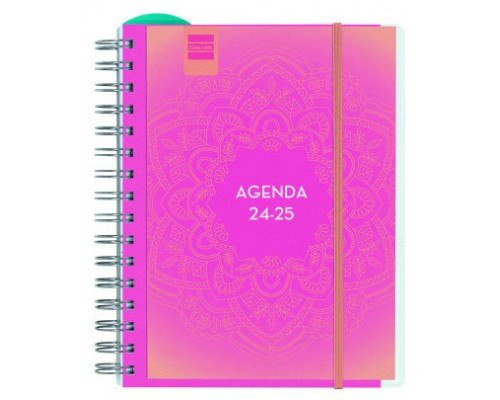 AGENDA DOCENTE 2024-2025 4º-155X212 SEMANA VISTA HORIZONTAL MAGISTRAL PERSONALIZABLE MANDALA FINOCAM 533380125 (Espera 4 dias)